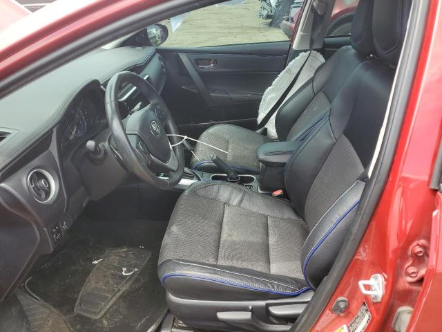 2T1BURHE9HC748720 - 2017 TOYOTA COROLLA L أحمر صورة 7