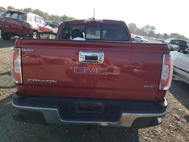 1GTG6CE38G1386205 - 2016 GMC CANYON SLE RED photo 6