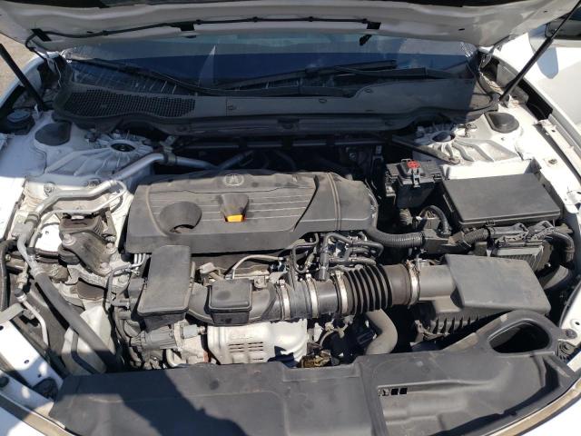 19UUB5F55NA000087 - 2022 ACURA TLX TECH A WHITE photo 11