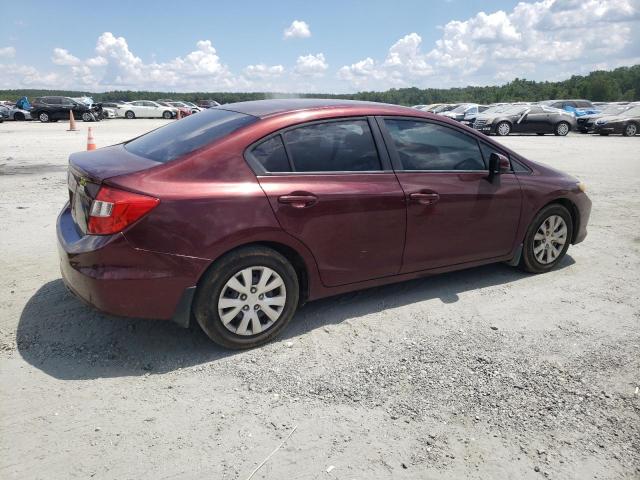 19XFB2F56CE095064 - 2012 HONDA CIVIC LX ბურგუნდია ფოტო 3