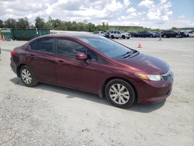 19XFB2F56CE095064 - 2012 HONDA CIVIC LX ბურგუნდია ფოტო 4