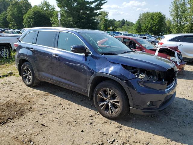 5TDJKRFH7GS285450 - 2016 TOYOTA HIGHLANDER XLE BLUE photo 4