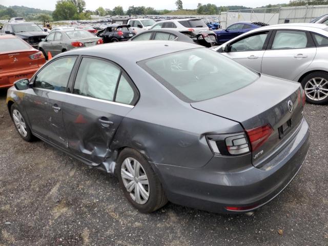 3VW2B7AJ8HM260106 - 2017 VOLKSWAGEN JETTA S GRAY photo 2