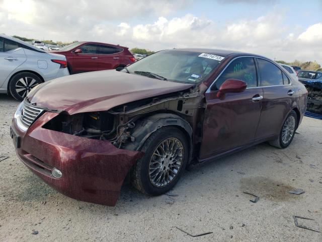 JTHBJ46G282156489 - 2008 LEXUS ES 350 MAROON photo 1