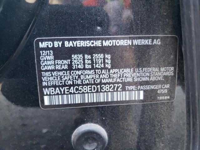 WBAYE4C58ED138272 - 2014 BMW 740 LI BLACK photo 12