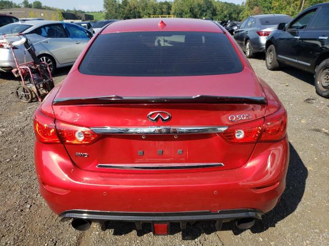 JN1FV7AR7HM871776 - 2017 INFINITI Q50 RED SPORT 400 RED photo 6