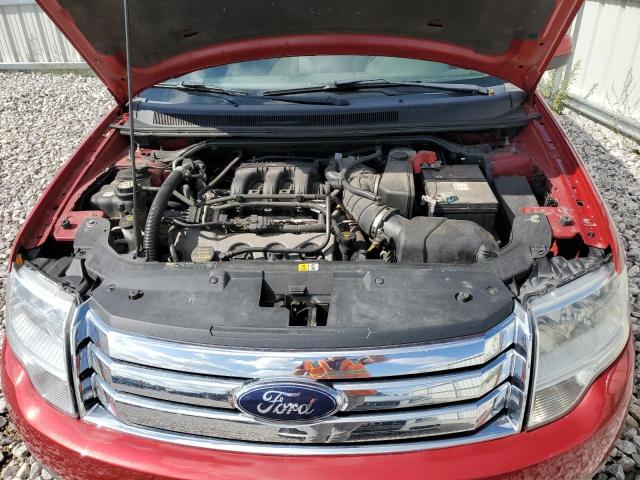 1FMDK05W39GA05220 - 2009 FORD TAURUS X SEL RED photo 12