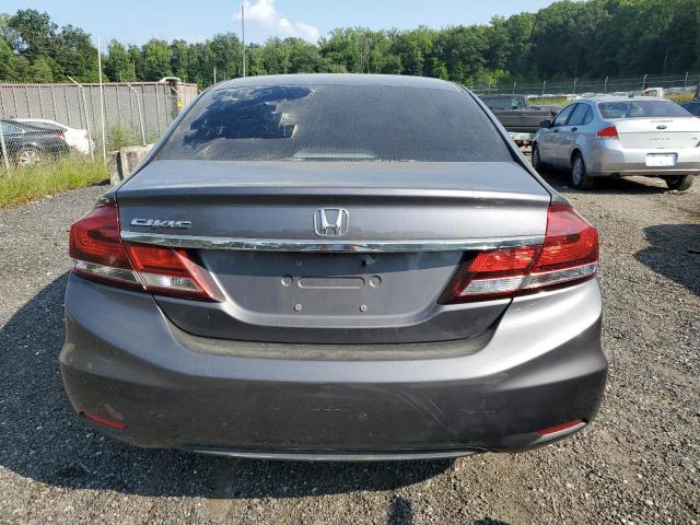 19XFB2F52EE012281 - 2014 HONDA CIVIC LX GRAY photo 6