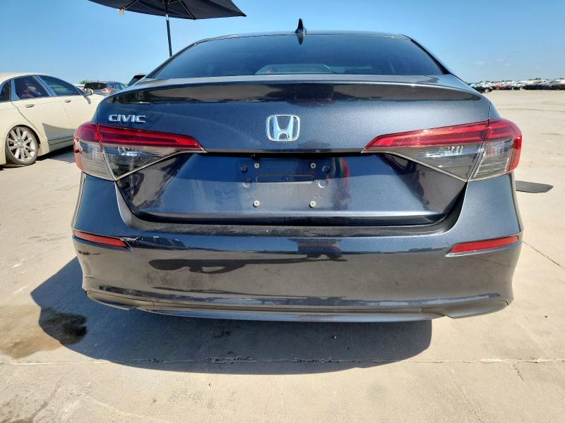 2HGFE1F74NH315894 - 2022 HONDA CIVIC EX CHARCOAL photo 6