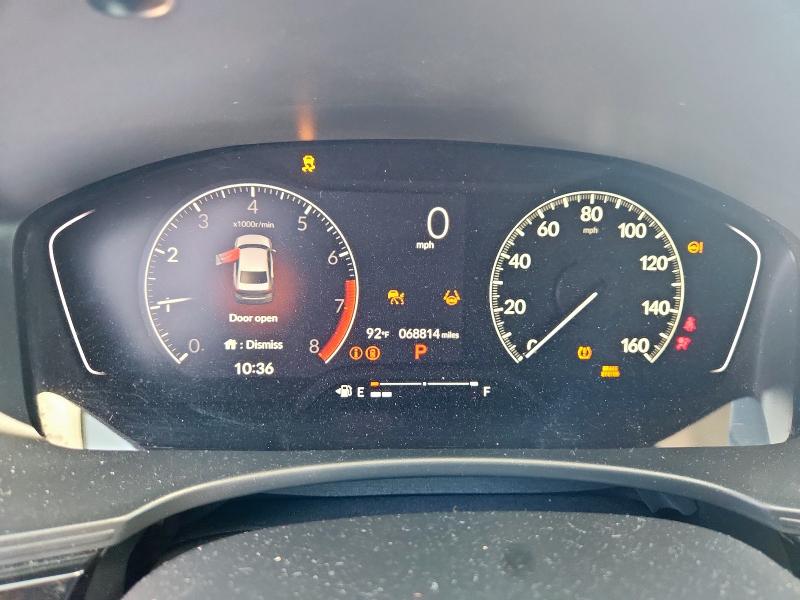 2HGFE1F74NH315894 - 2022 HONDA CIVIC EX CHARCOAL photo 9