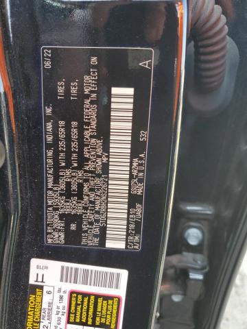 5TDGZRBH2NS226721 - 2022 TOYOTA HIGHLANDER XLE BLACK photo 13