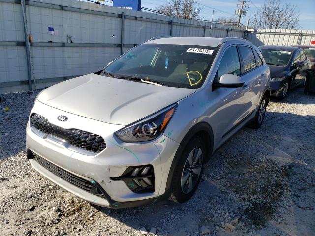 KNDCB3LC4L5442933 - 2020 KIA NIRO LX SILVER photo 2