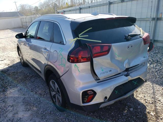 KNDCB3LC4L5442933 - 2020 KIA NIRO LX SILVER photo 3