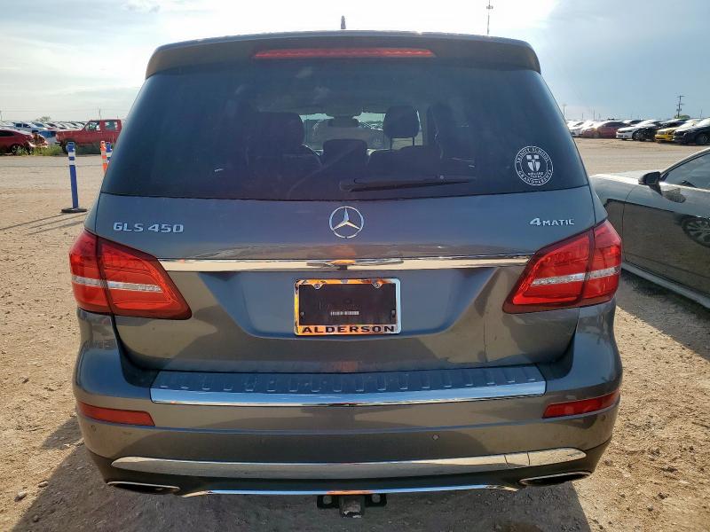4JGDF6EE8HA885508 - 2017 MERCEDES-BENZ GLS 450 4MATIC GRAY photo 6