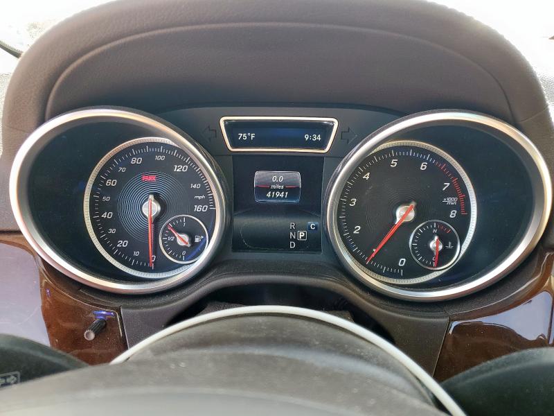 4JGDF6EE8HA885508 - 2017 MERCEDES-BENZ GLS 450 4MATIC GRAY photo 9