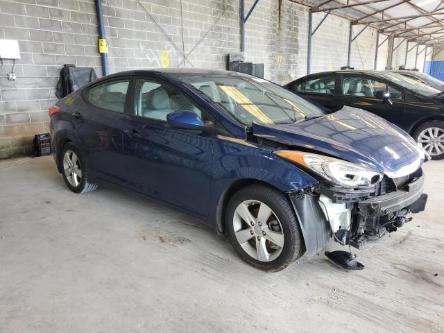 KMHDH4AE7DU711779 - 2013 HYUNDAI ELANTRA GLS BLUE photo 4