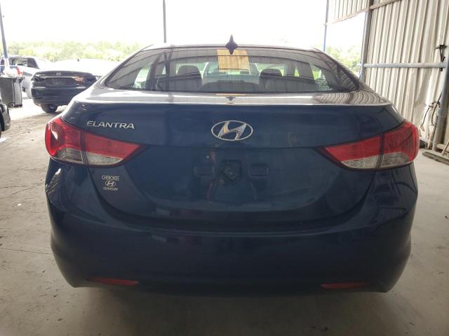 KMHDH4AE7DU711779 - 2013 HYUNDAI ELANTRA GLS BLUE photo 6