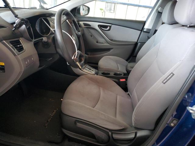 KMHDH4AE7DU711779 - 2013 HYUNDAI ELANTRA GLS BLUE photo 7