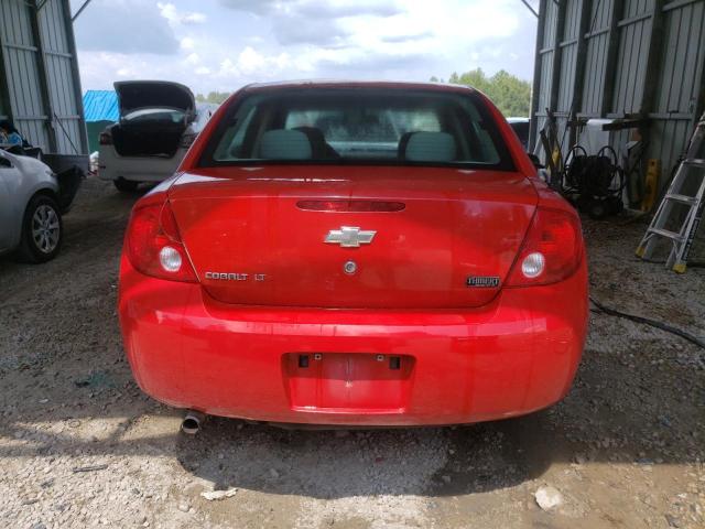 1G1AT58H097238768 - 2009 CHEVROLET COBALT LT RED photo 6