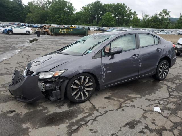 19XFB2F99EE246257 - 2014 HONDA CIVIC EXL GRAY photo 1