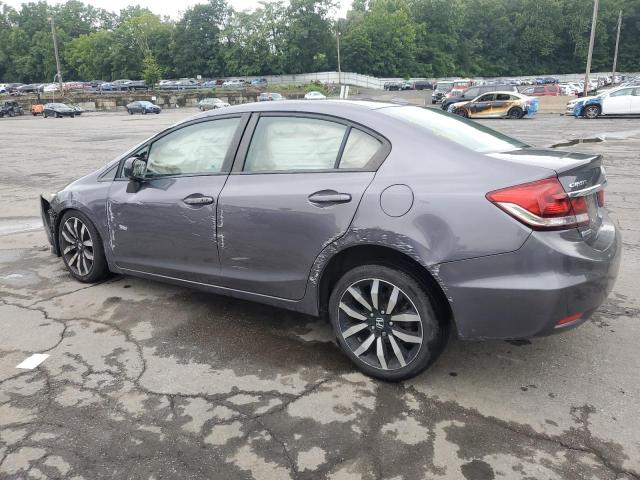 19XFB2F99EE246257 - 2014 HONDA CIVIC EXL GRAY photo 2