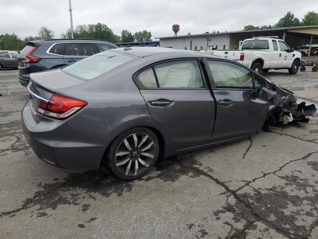19XFB2F99EE246257 - 2014 HONDA CIVIC EXL GRAY photo 3