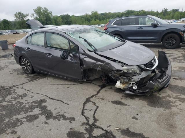 19XFB2F99EE246257 - 2014 HONDA CIVIC EXL GRAY photo 4