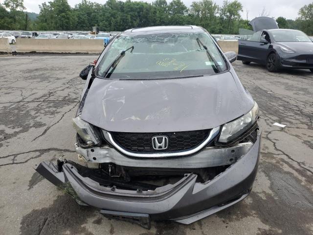 19XFB2F99EE246257 - 2014 HONDA CIVIC EXL GRAY photo 5