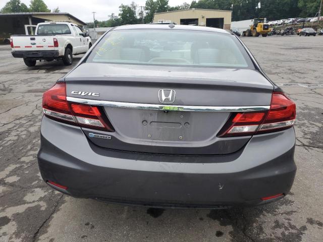 19XFB2F99EE246257 - 2014 HONDA CIVIC EXL GRAY photo 6