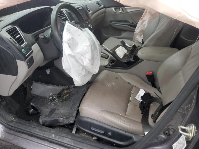 19XFB2F99EE246257 - 2014 HONDA CIVIC EXL GRAY photo 7