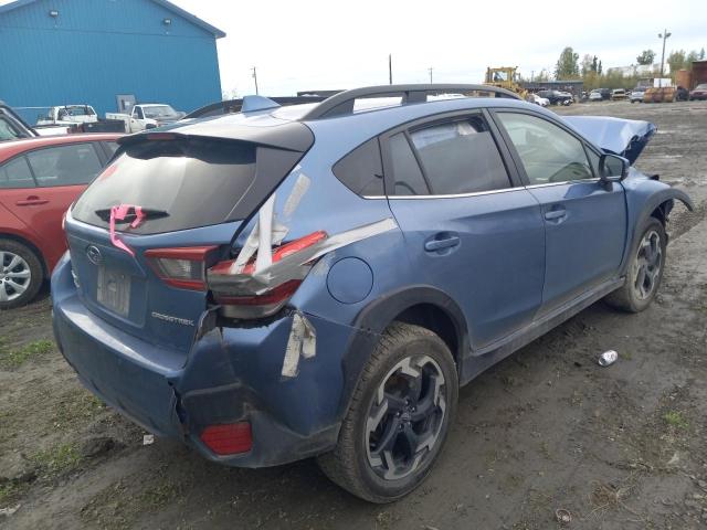 JF2GTHMC8MH651068 - 2021 SUBARU CROSSTREK LIMITED BLUE photo 3