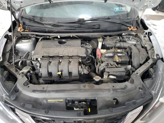 3N1AB7AP5KY360329 - 2019 NISSAN SENTRA S SILVER photo 11