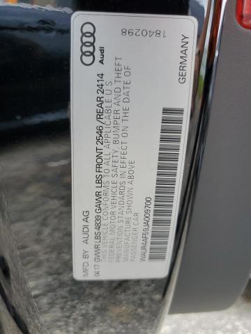 WAUR4AF59JA009700 - 2018 AUDI S5 PRESTIGE 黑色 照片 12