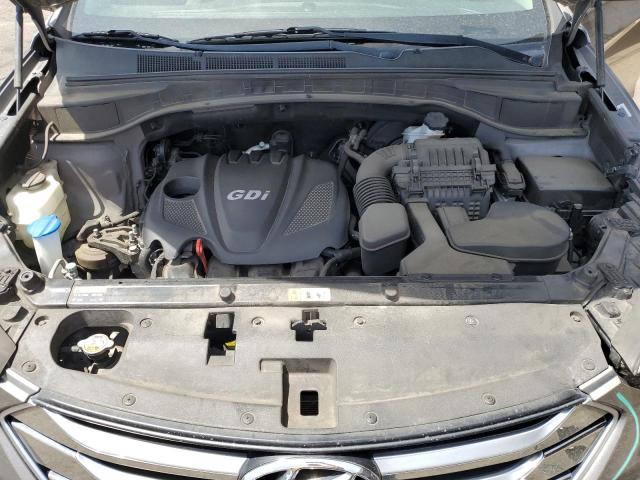 5XYZTDLB8FG246090 - 2015 HYUNDAI SANTA FE SPORT GRAY photo 12