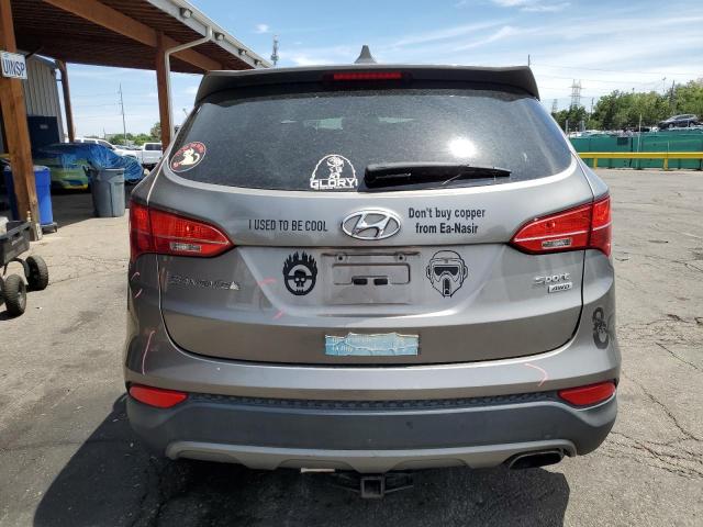 5XYZTDLB8FG246090 - 2015 HYUNDAI SANTA FE SPORT GRAY photo 6
