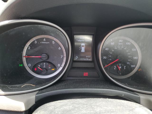 5XYZTDLB8FG246090 - 2015 HYUNDAI SANTA FE SPORT GRAY photo 9