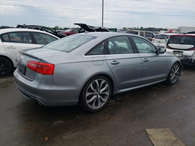 WAUHGAFC2EN053747 - 2014 AUDI A6 PRESTIGE GRAY photo 3