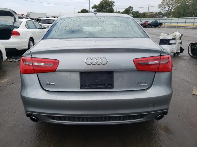 WAUHGAFC2EN053747 - 2014 AUDI A6 PRESTIGE GRAY photo 6