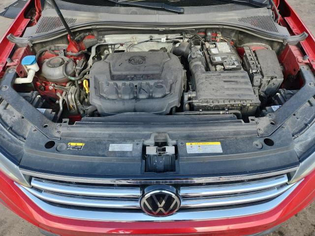 3VV3B7AX1NM079468 - 2022 VOLKSWAGEN TIGUAN SE MAROON photo 11
