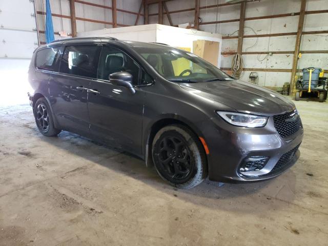 2C4RC1S74MR584137 - 2021 CHRYSLER PACIFICA HYBRID LIMITED GRAY photo 4