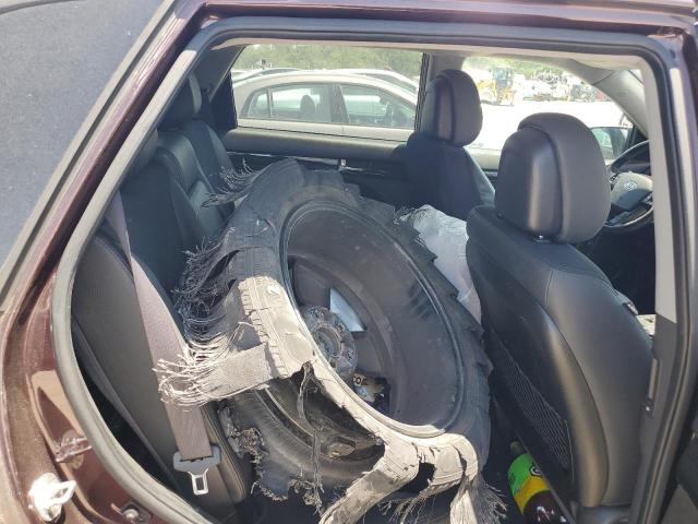 5XYKU3A66CG305969 - 2012 KIA SORENTO EX BURGUNDY photo 10