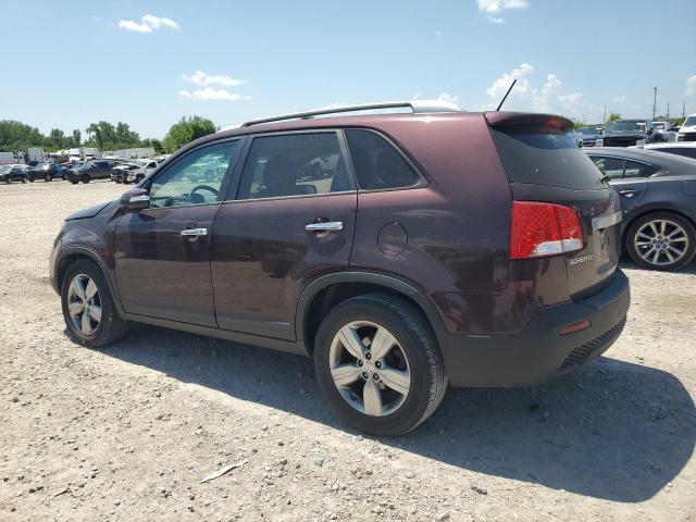 5XYKU3A66CG305969 - 2012 KIA SORENTO EX BURGUNDY photo 2