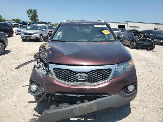 5XYKU3A66CG305969 - 2012 KIA SORENTO EX BURGUNDY photo 5