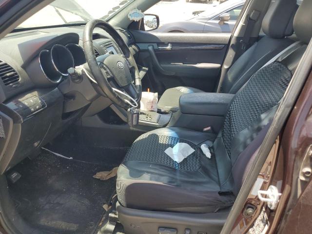 5XYKU3A66CG305969 - 2012 KIA SORENTO EX BURGUNDY photo 7