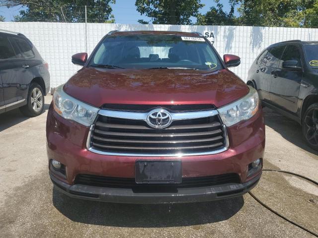 5TDKKRFHXES034861 - 2014 TOYOTA HIGHLANDER XLE Tünd qırmızı foto 5
