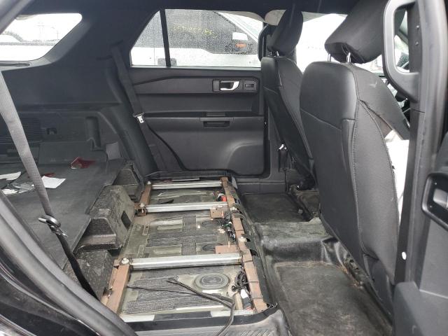 1FM5K8ABXMGB04437 - 2021 FORD EXPLORER POLICE INTERCEPTOR BLACK photo 10