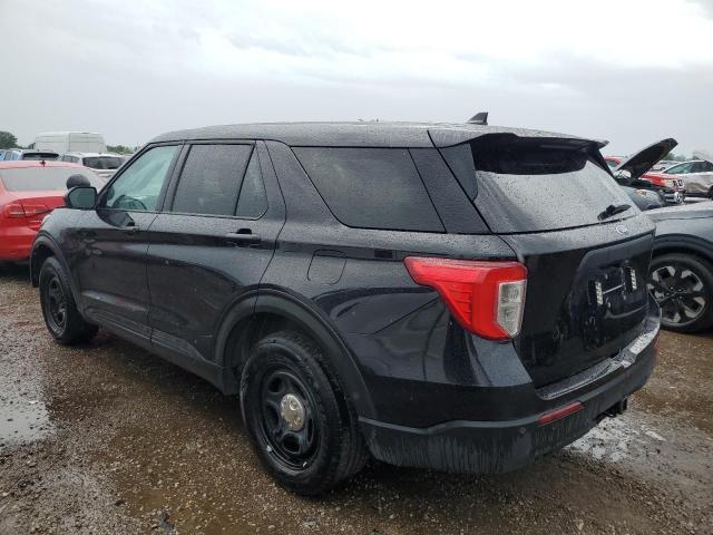 1FM5K8ABXMGB04437 - 2021 FORD EXPLORER POLICE INTERCEPTOR BLACK photo 2