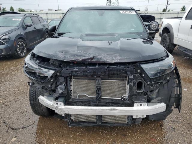 1FM5K8ABXMGB04437 - 2021 FORD EXPLORER POLICE INTERCEPTOR BLACK photo 5