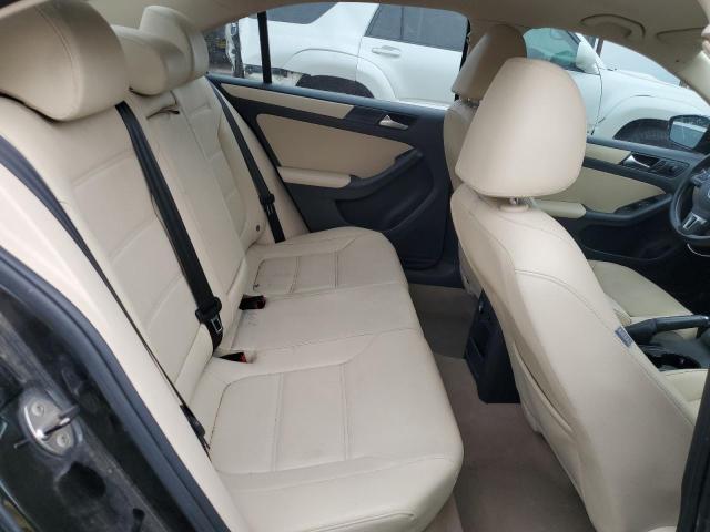 3VWDP7AJ0CM109294 - 2012 VOLKSWAGEN JETTA SE BLACK photo 10