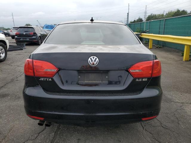 3VWDP7AJ0CM109294 - 2012 VOLKSWAGEN JETTA SE BLACK photo 6